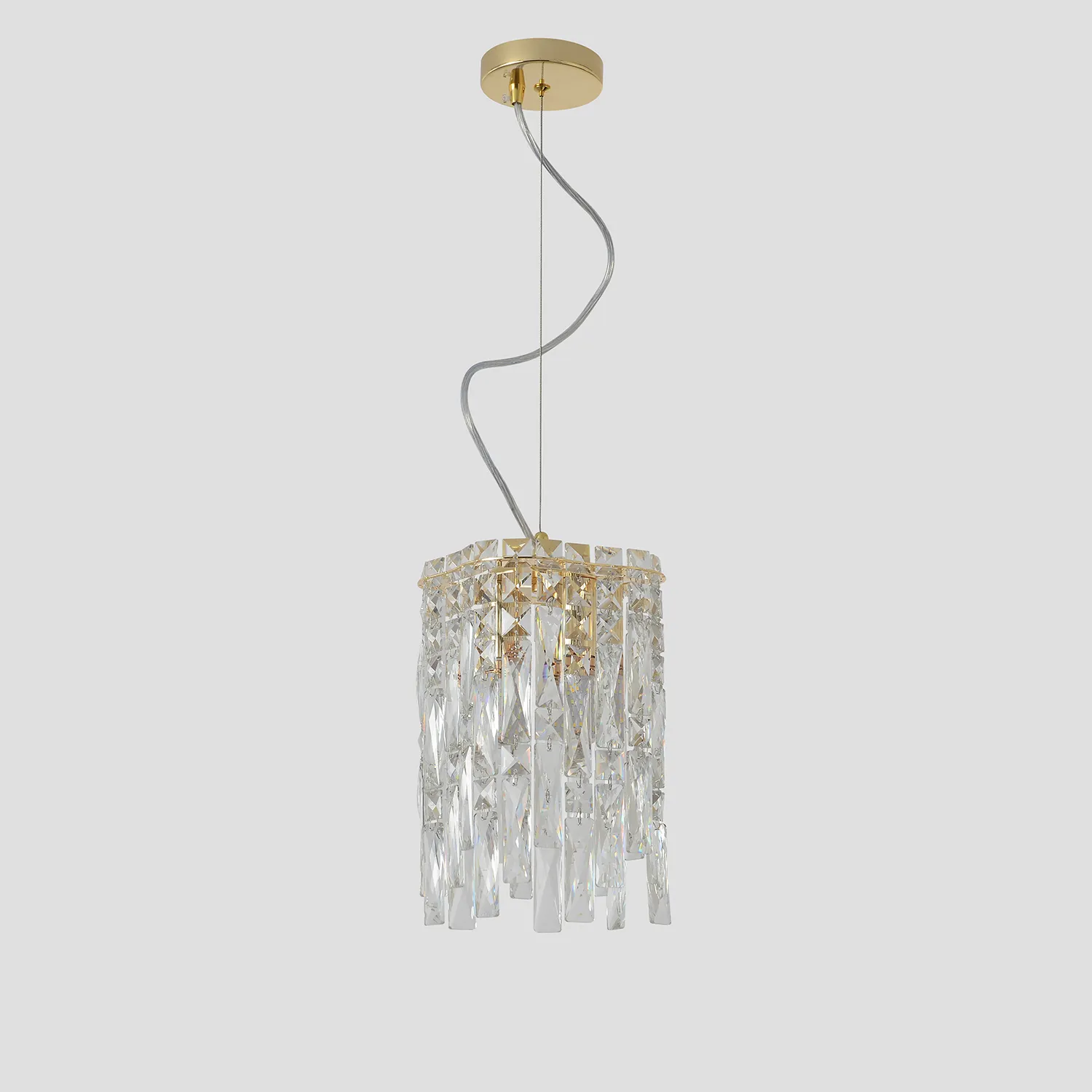Светильник подвесной Crystal Lux ABRIL SP2 GOLD