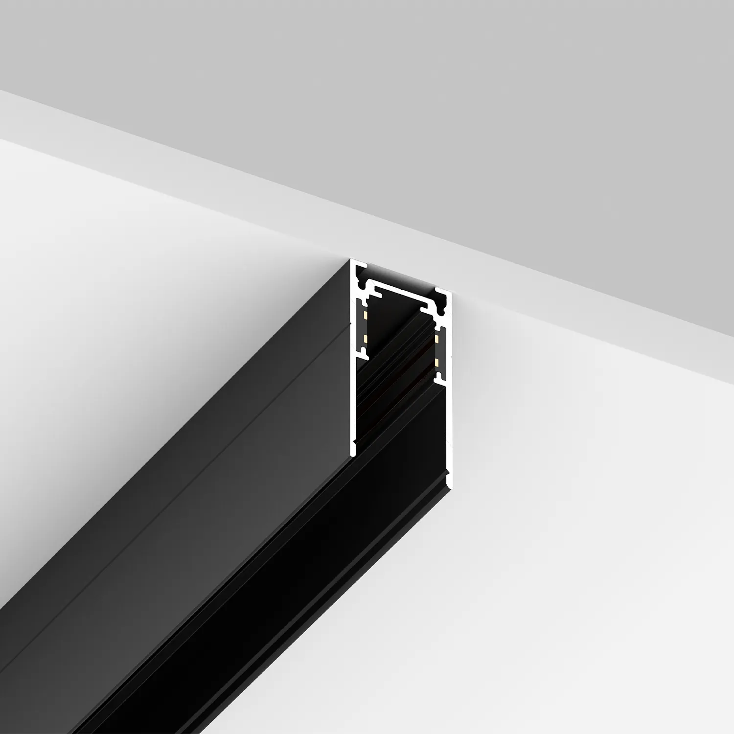 Шинопровод магнитный накладной Crystal Lux CLT 0.113 01 L3000 BL