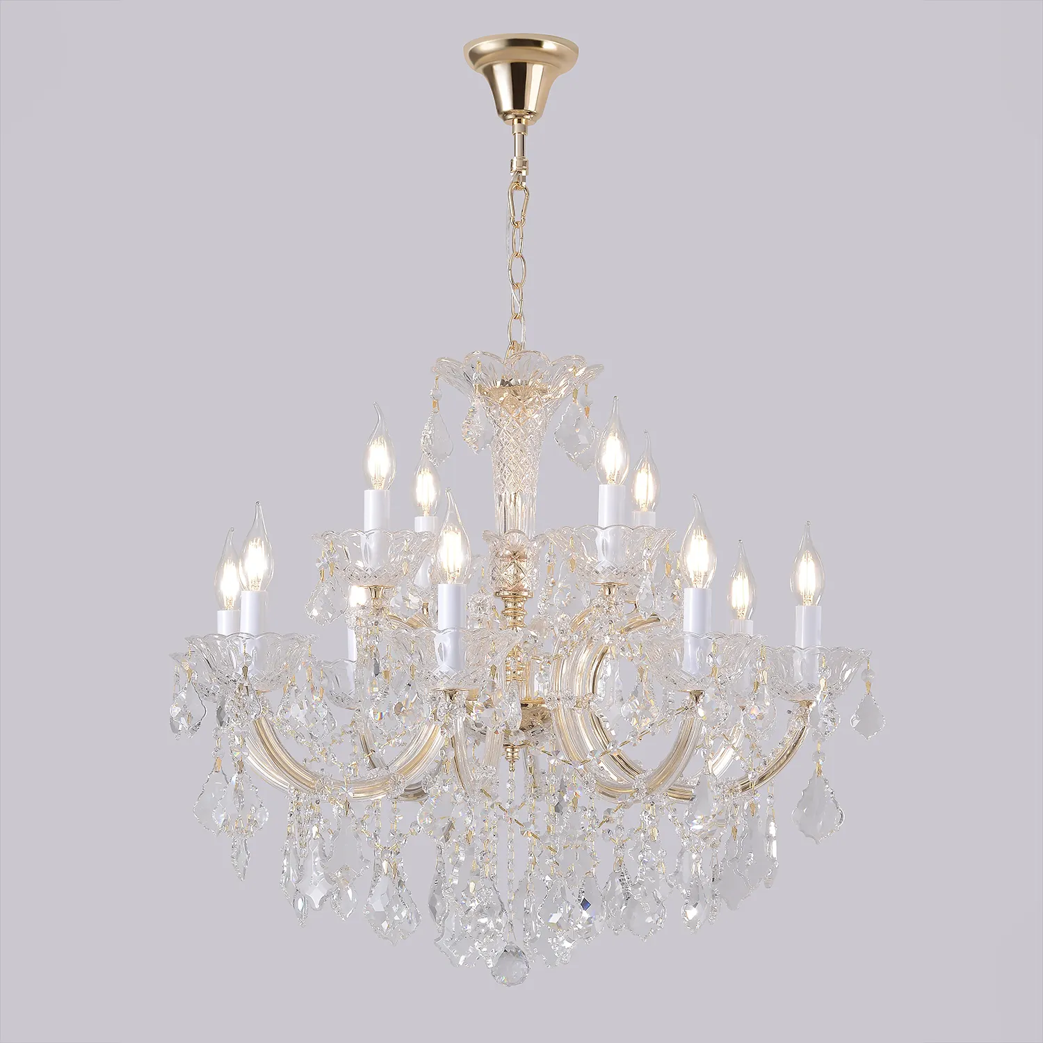 Люстра Crystal Lux CRISTELLE SP8+4 GOLD