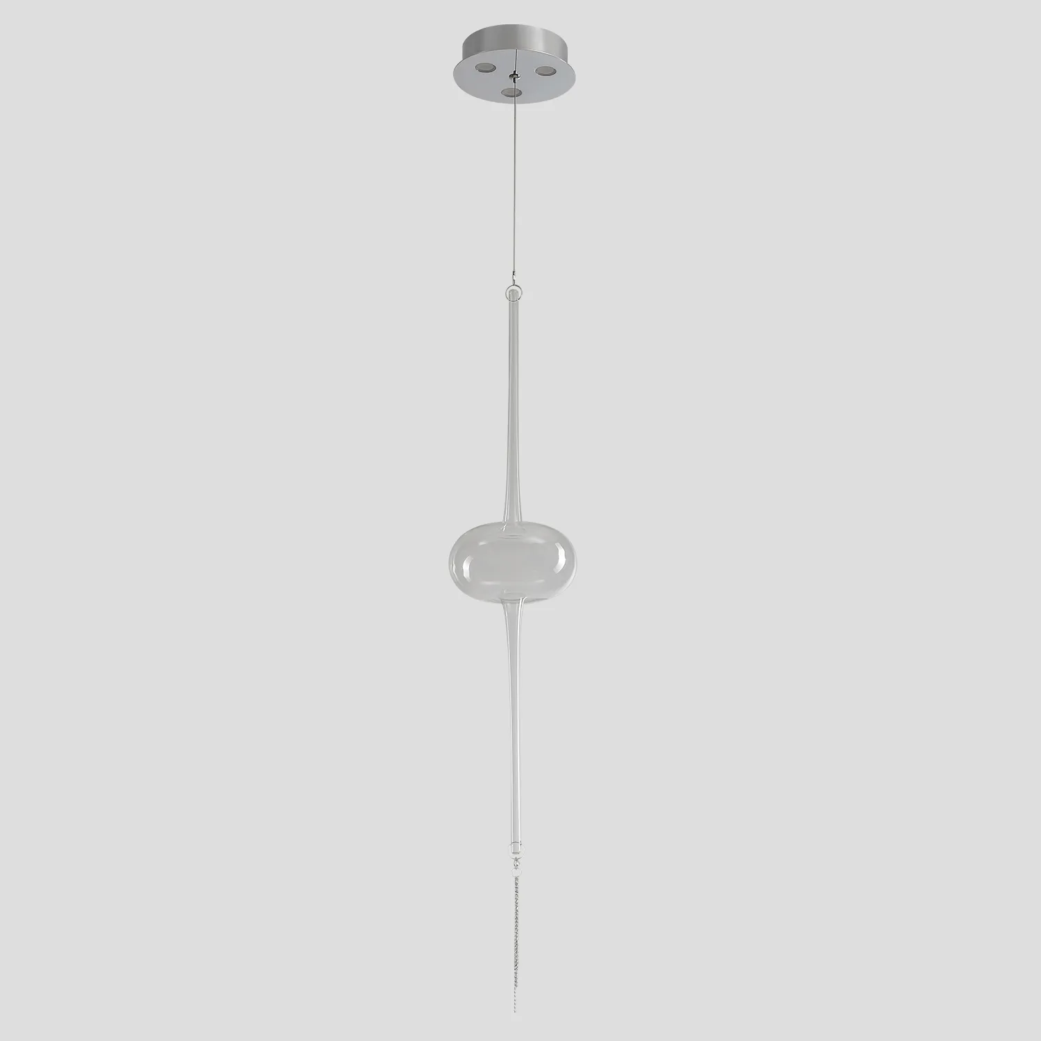 Светильник подвесной Crystal Lux GLASS SP3W LED CHROME