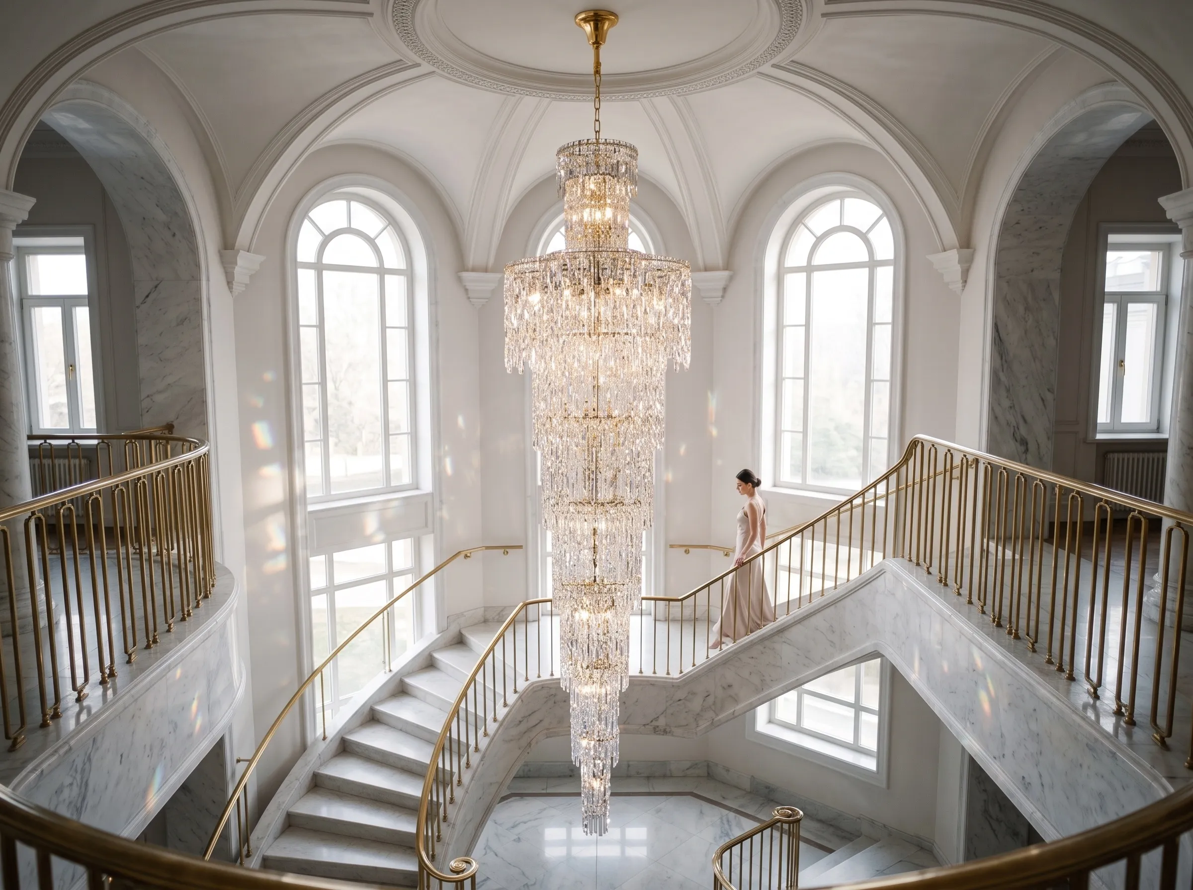 Люстра Crystal Lux ABRIL SP28 GOLD