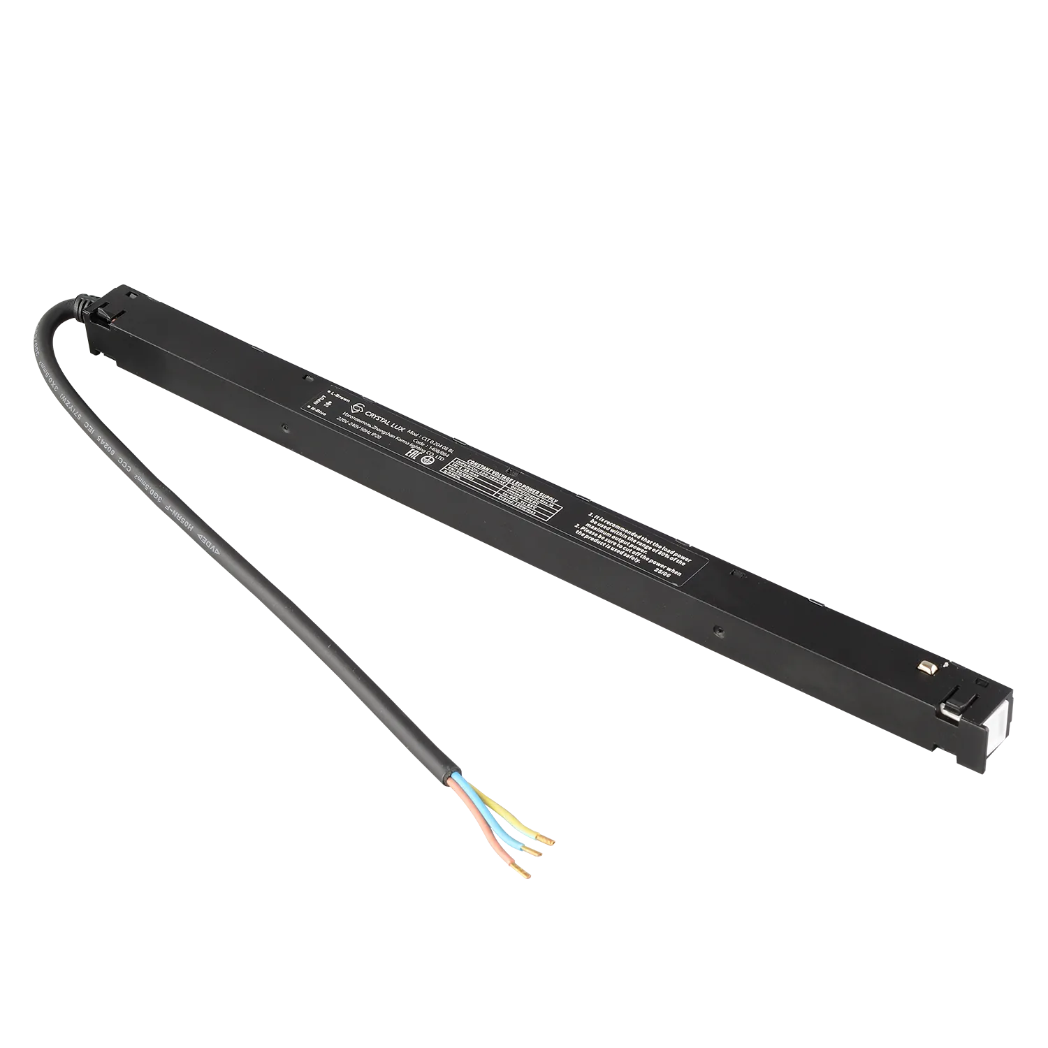 Драйвер для магнитного шинопровода 48V, 150W Crystal Lux CLT 0.204 08 BL