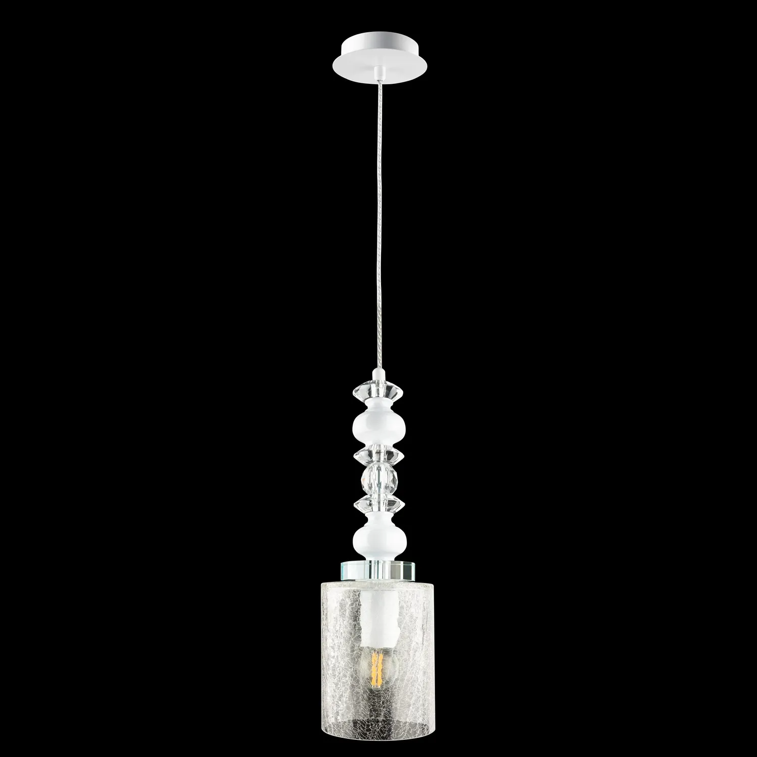 Светильник подвесной Crystal Lux MATEO SP1 WHITE