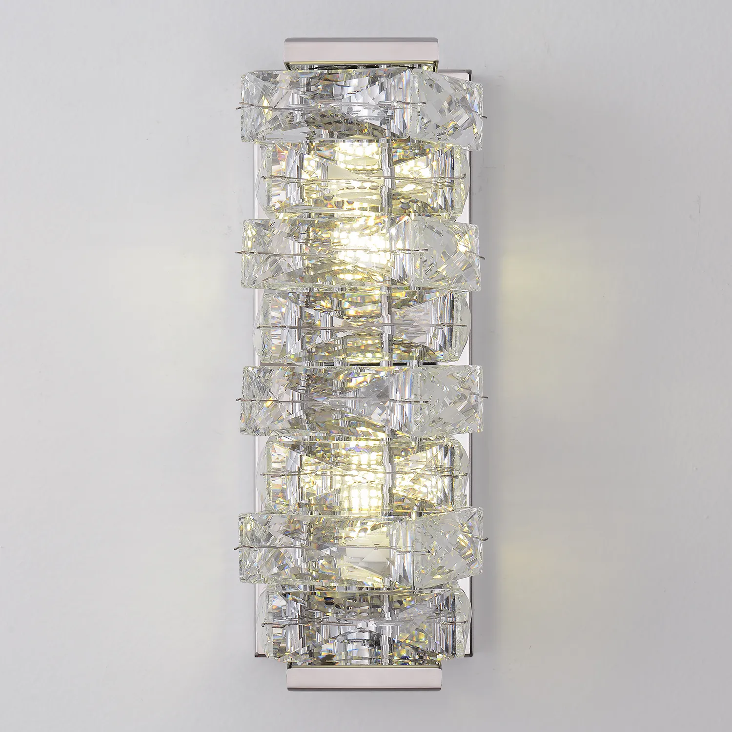 Бра Crystal Lux ROLANDO AP2 CHROME