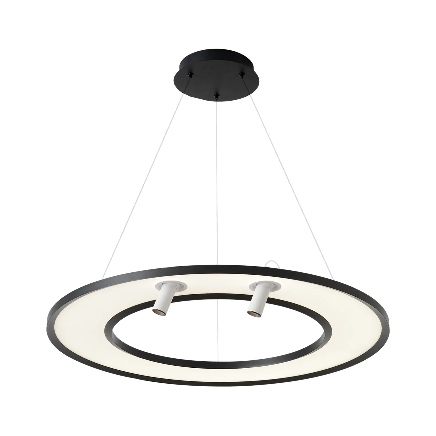 Светильник подвесной Crystal Lux CONTOUR SP50W LED BLACK