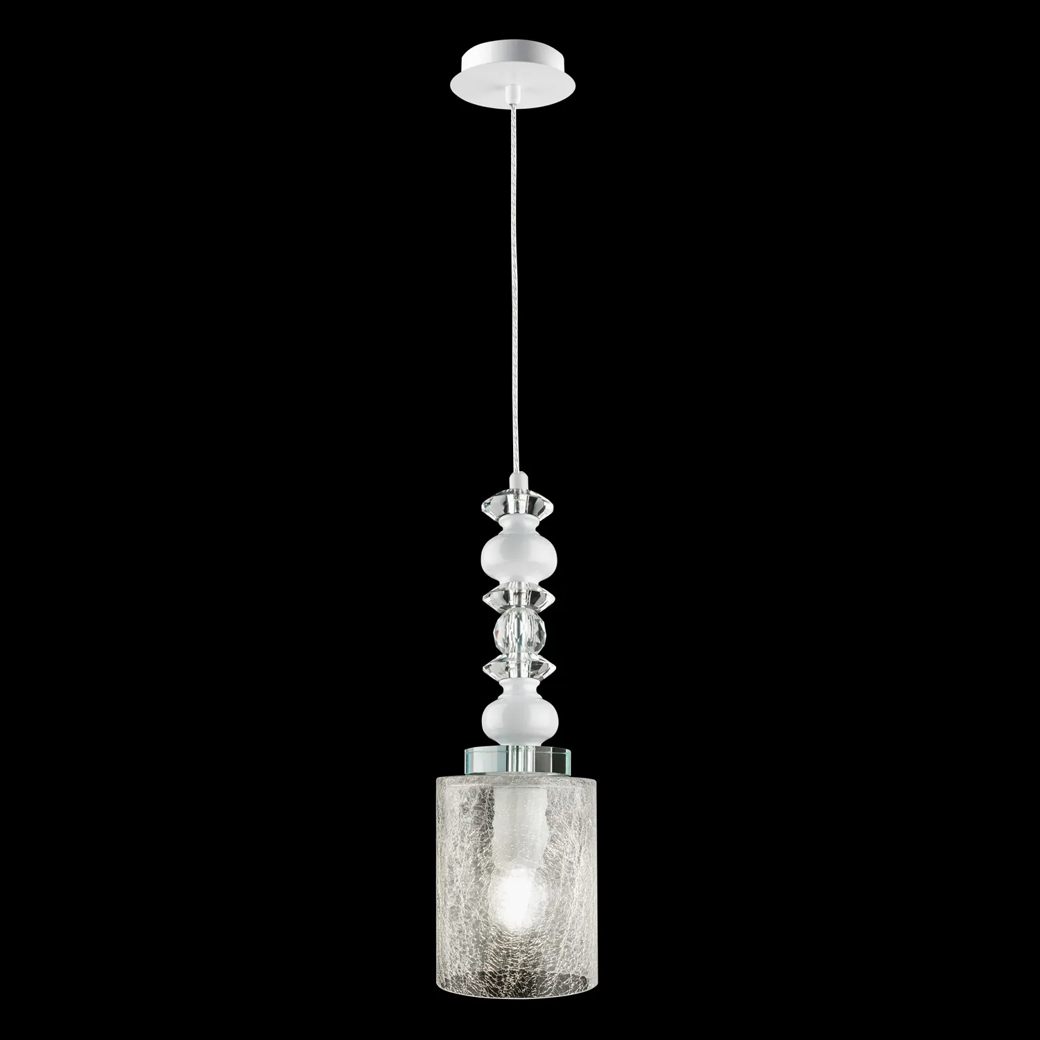 Светильник подвесной Crystal Lux MATEO SP1 WHITE