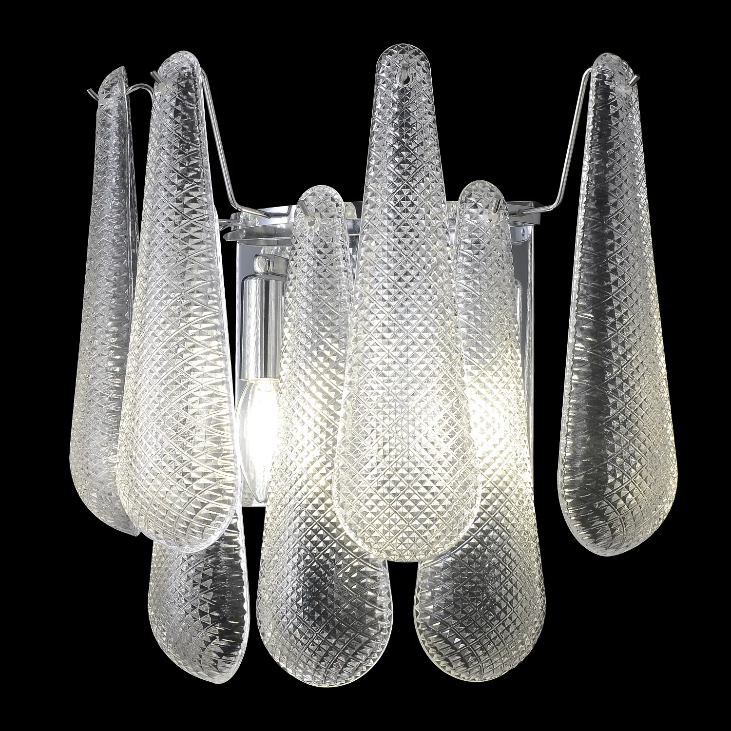 Люстра Crystal Lux FONTAIN AP2 CHROME