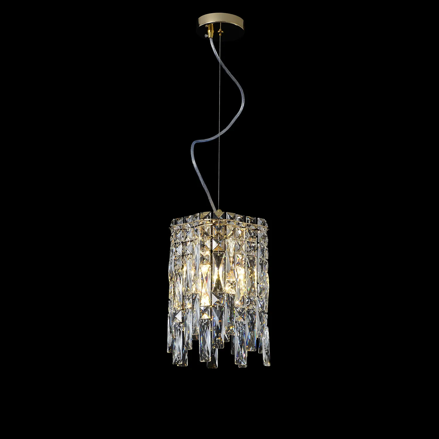 Светильник подвесной Crystal Lux ABRIL SP2 GOLD