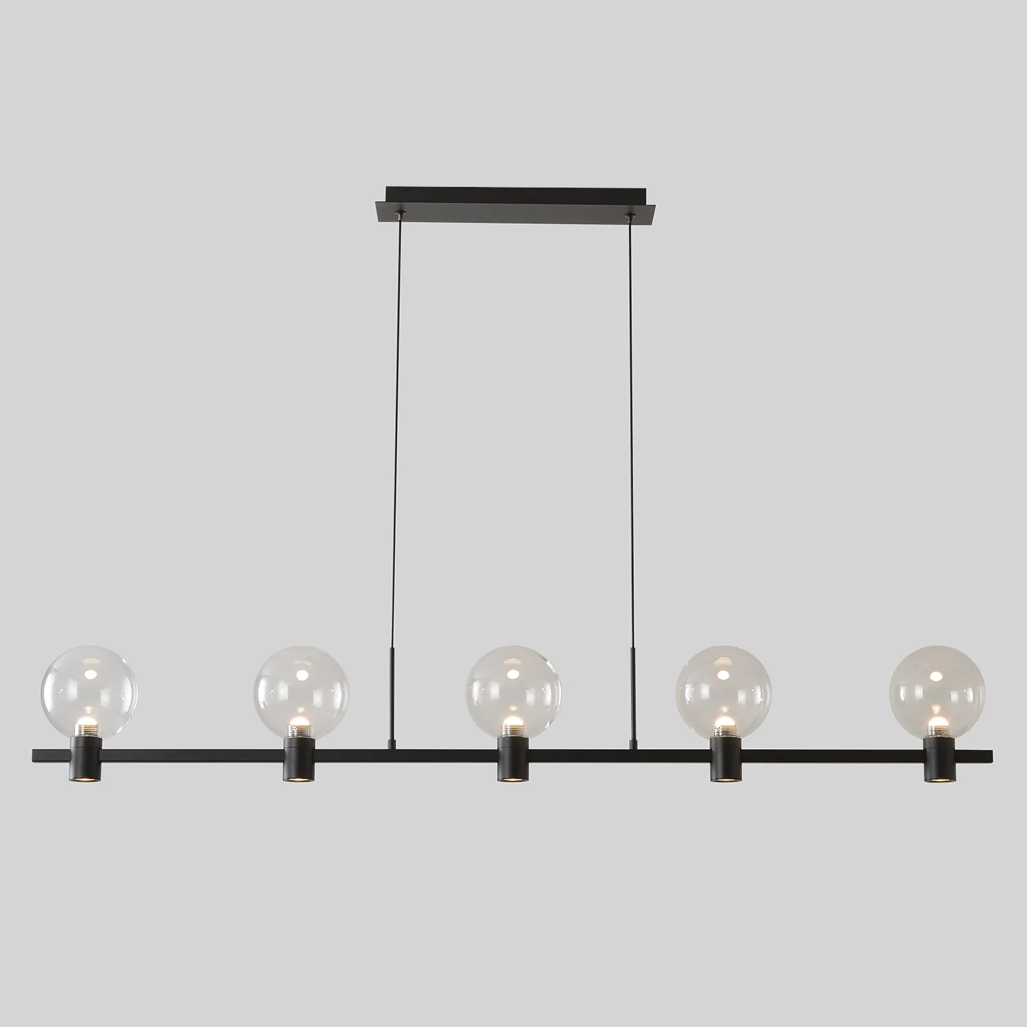 Светильник подвесной Crystal Lux DUET SP35W LED BLACK
