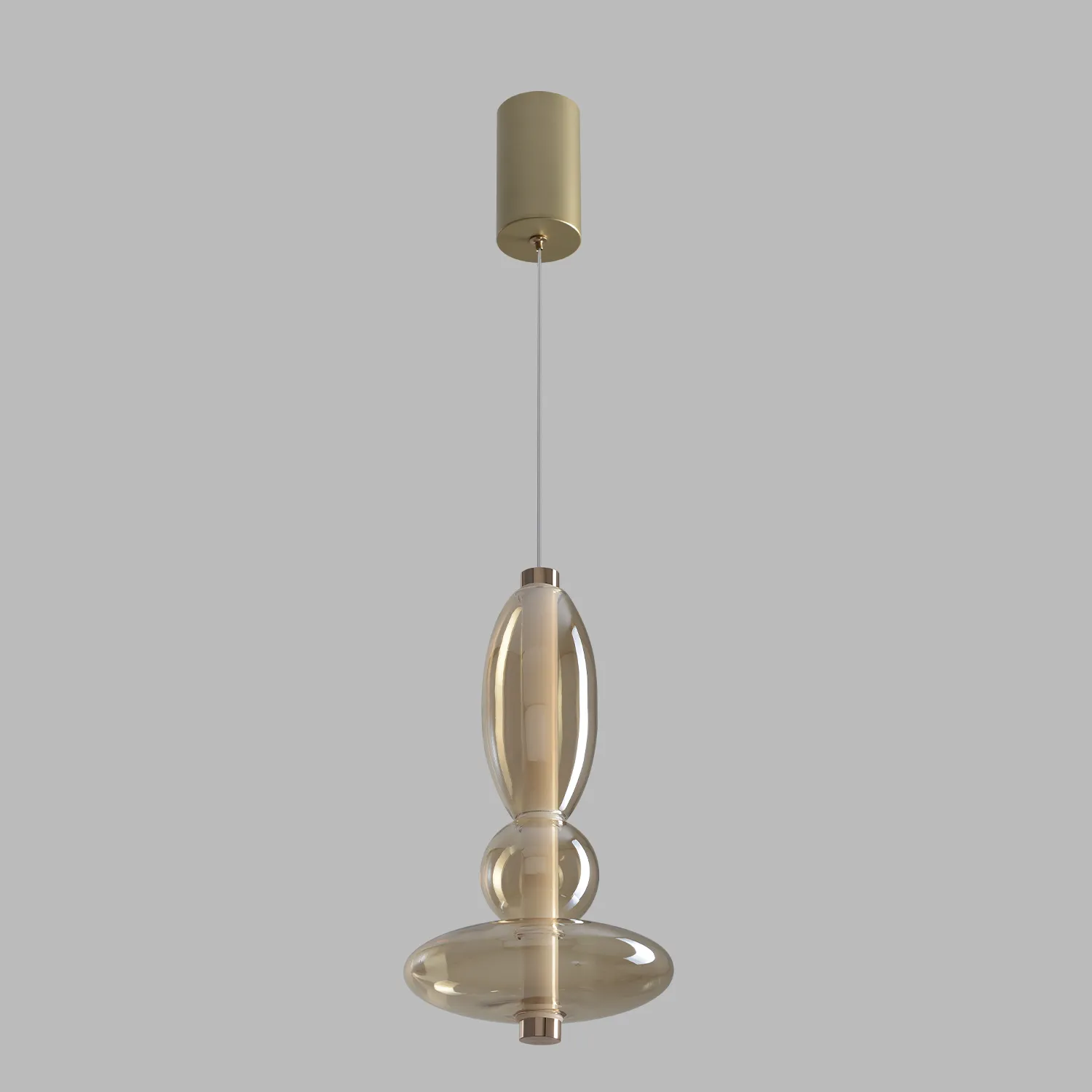 Светильник подвесной Crystal Lux QUASAR SP10W LED AMBER