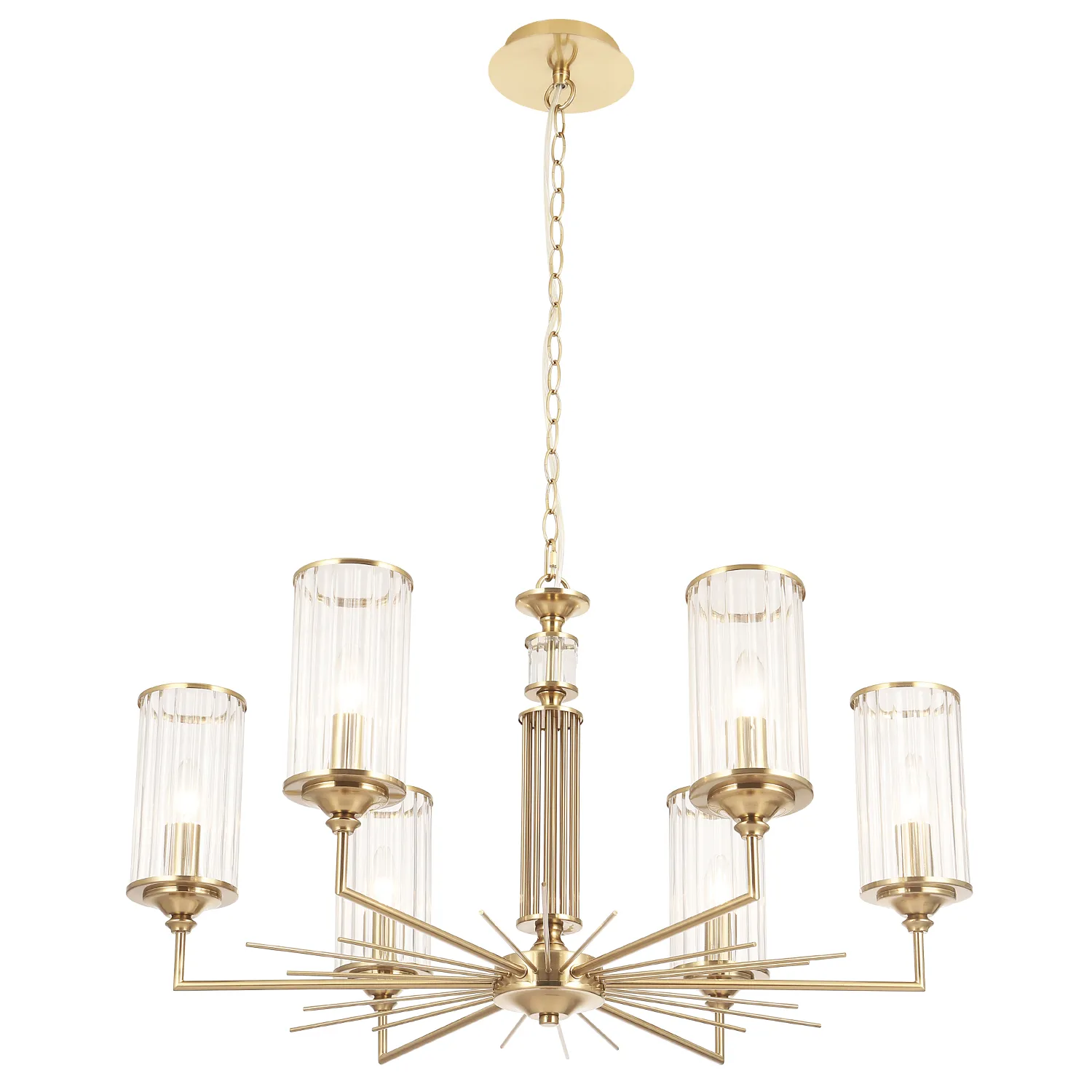 Люстра Crystal Lux GLORIA SP6 BRASS