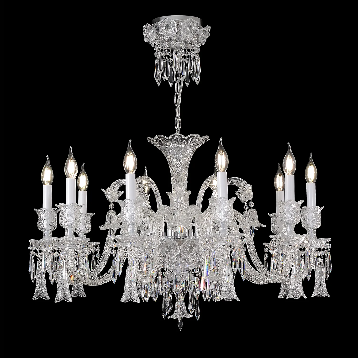 Люстра Crystal Lux VERSAILLES SP10 CHROME