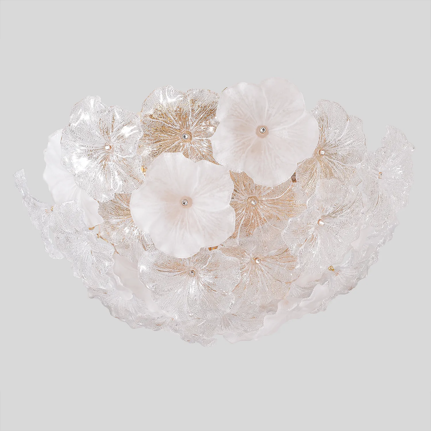 Светильник потолочный Crystal Lux MAGNOLIA PL12 GOLD