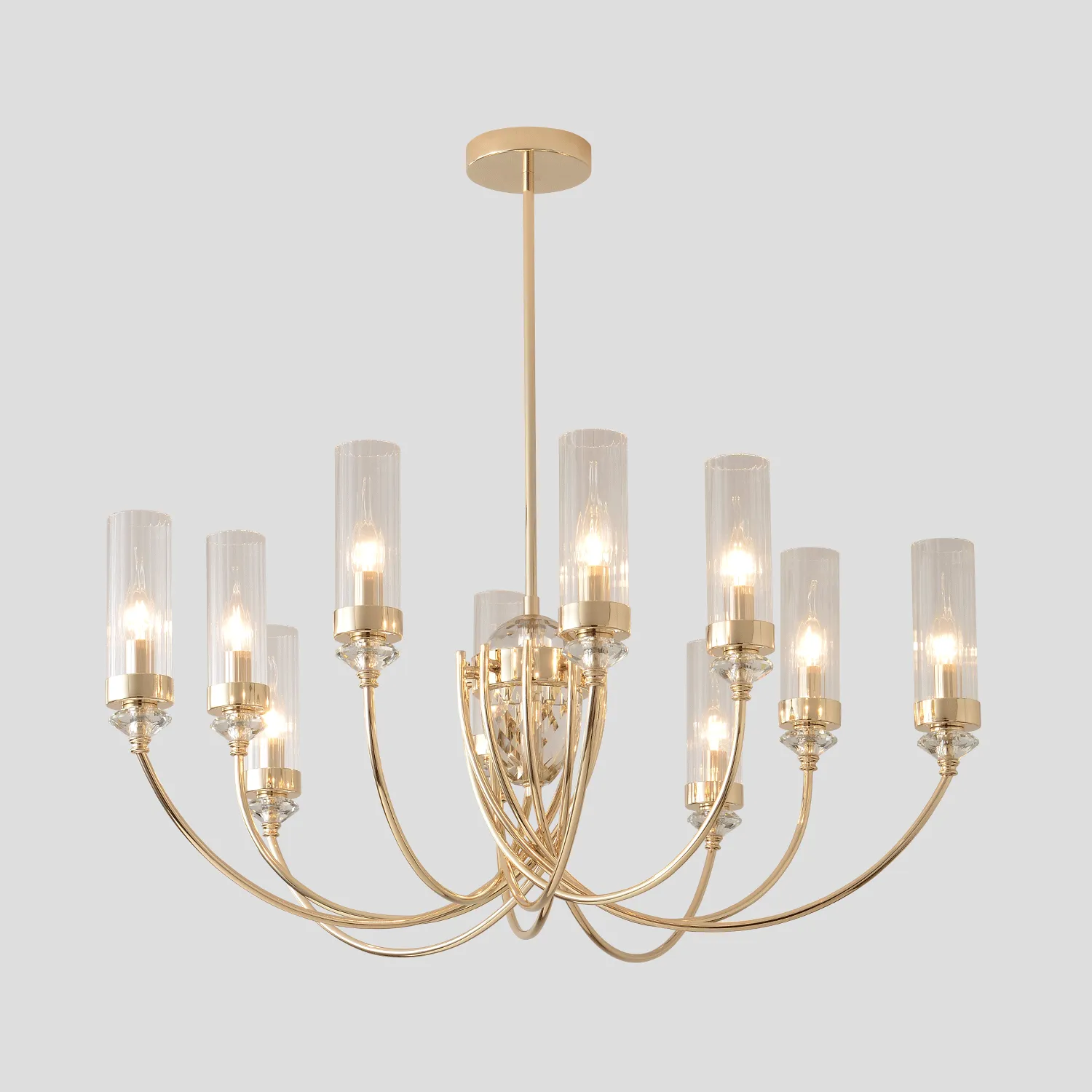 Люстра Crystal Lux SECRET SP10 GOLD