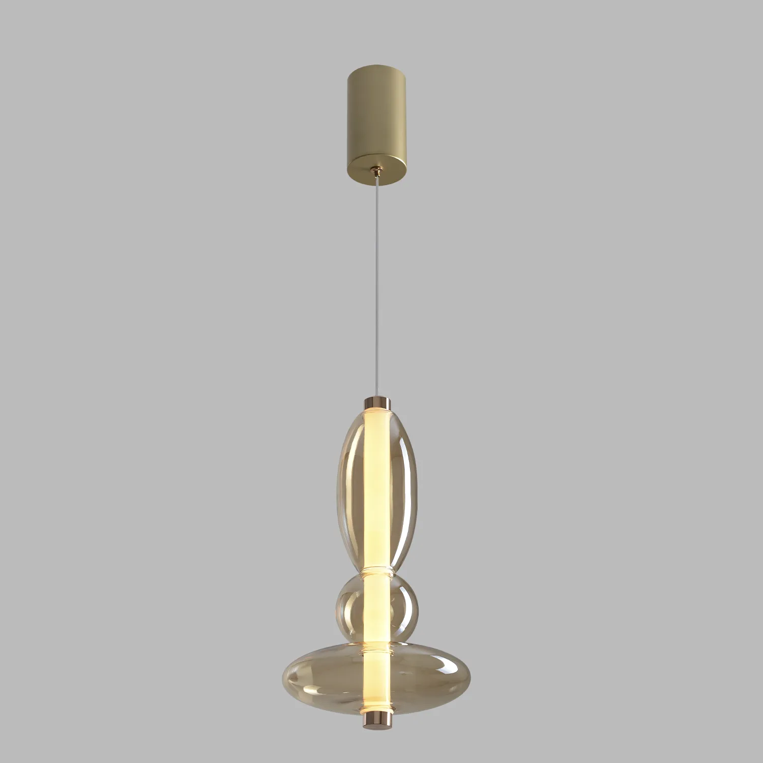 Светильник подвесной Crystal Lux QUASAR SP10W LED AMBER