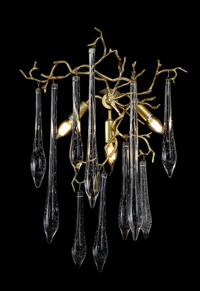 Бра Crystal Lux REINA AP3 GOLD PEARL