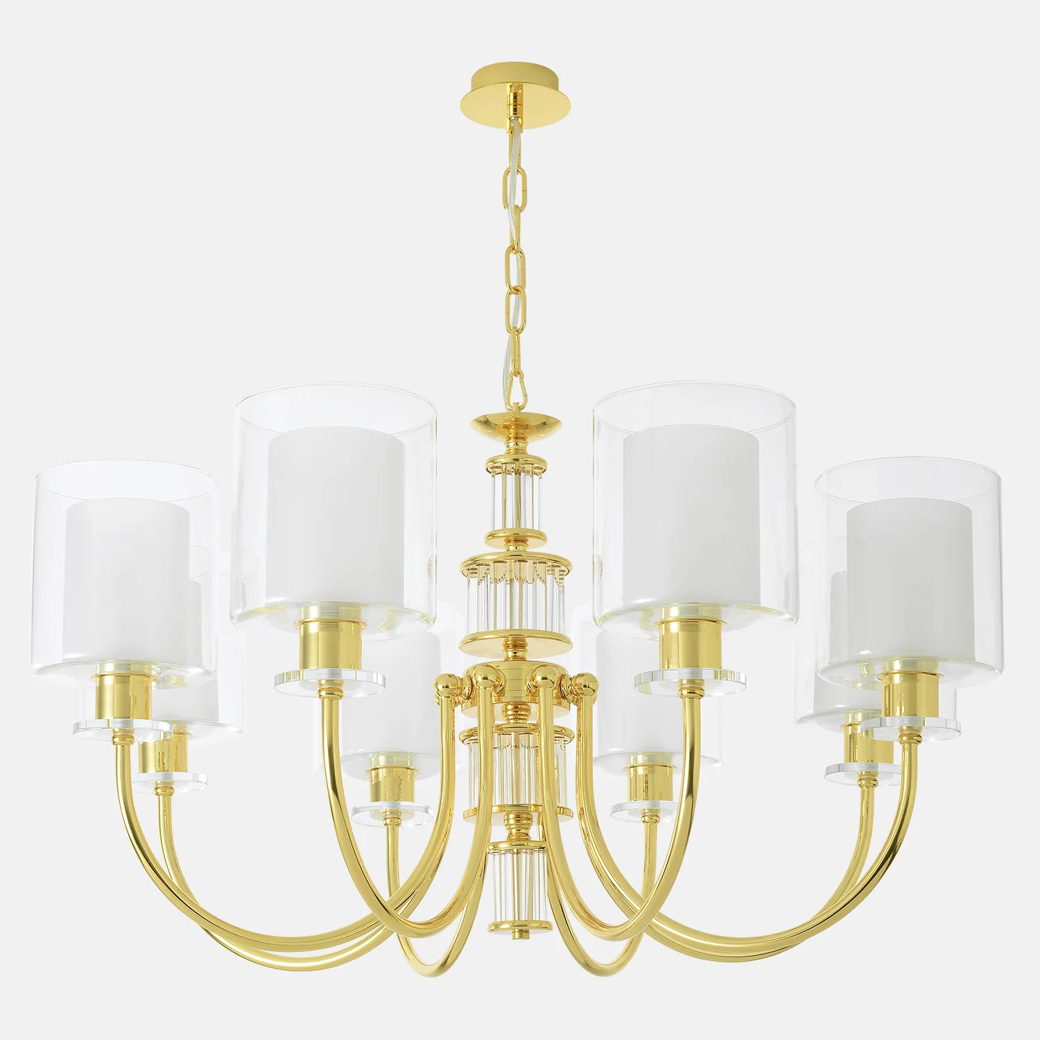 Люстра Crystal Lux ELENA SP8 GOLD