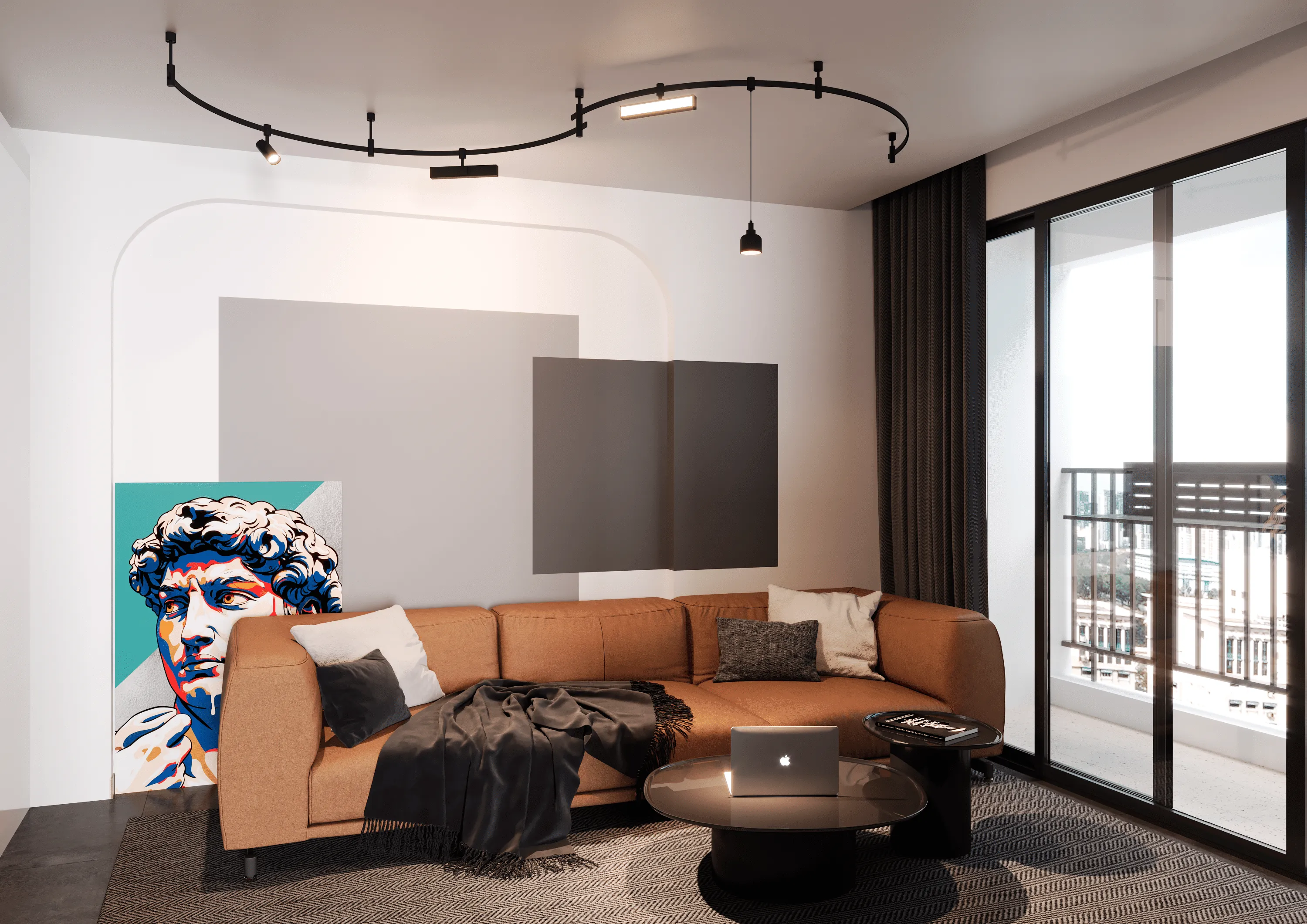 Светильник трековый для гибкой магнитной системы Crystal Lux CLT 0.37 004 5W BL SMART