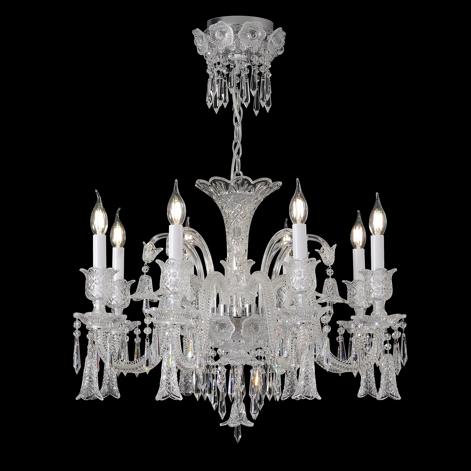 Люстра Crystal Lux VERSAILLES SP8 CHROME