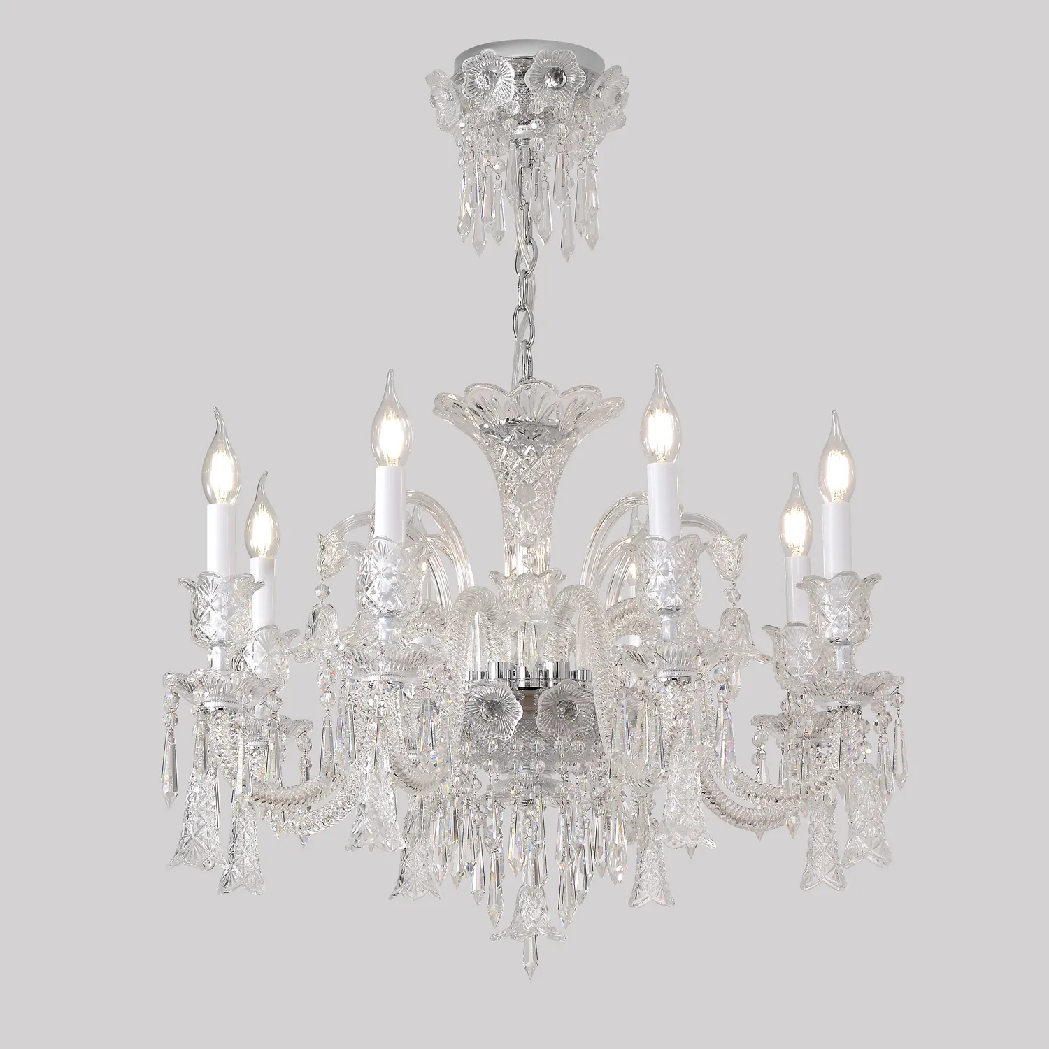 Люстра Crystal Lux VERSAILLES SP8 CHROME