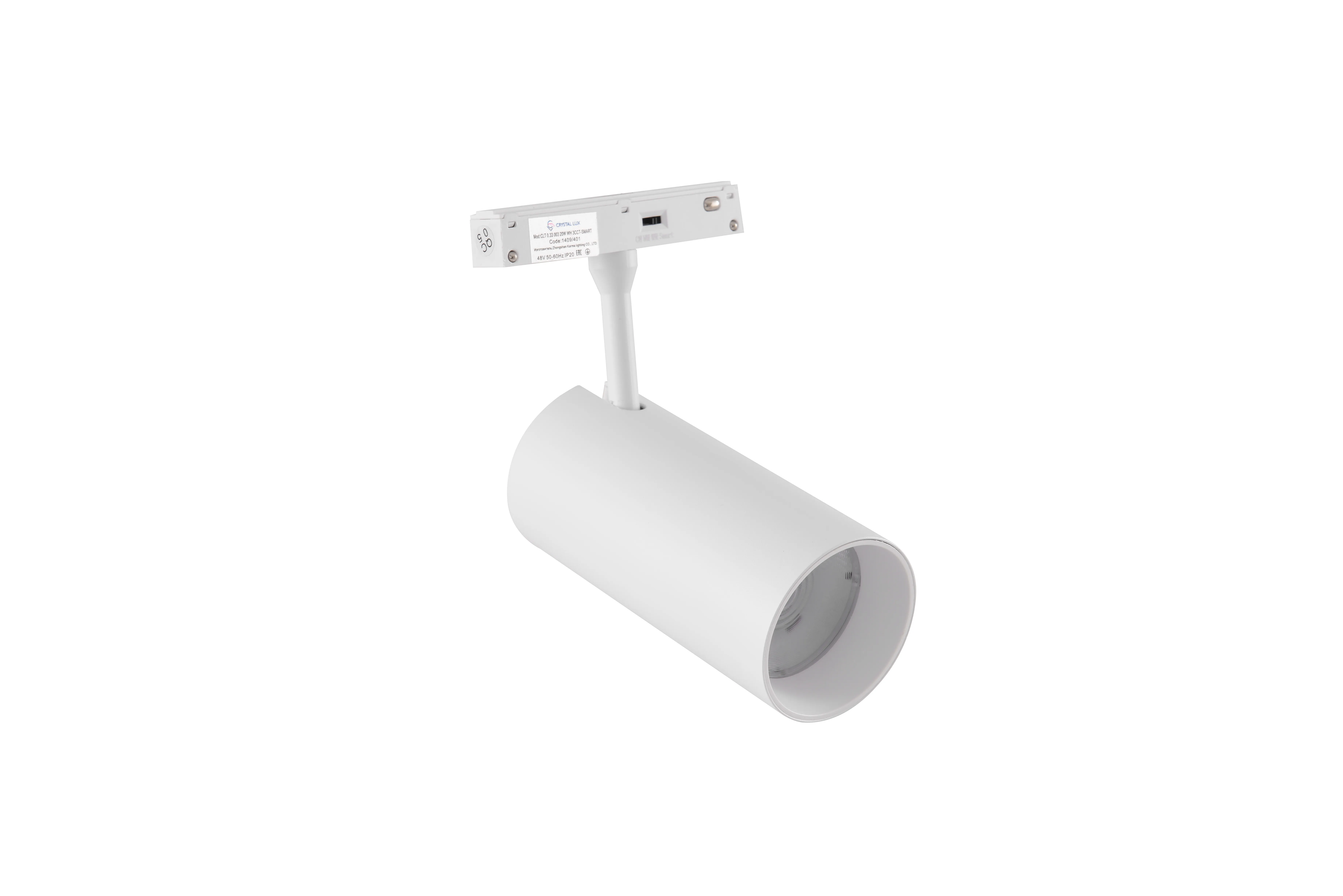 Светильник трековый магнитный Crystal Lux CLT 0.33 003 20W WH 3CCT-SMART