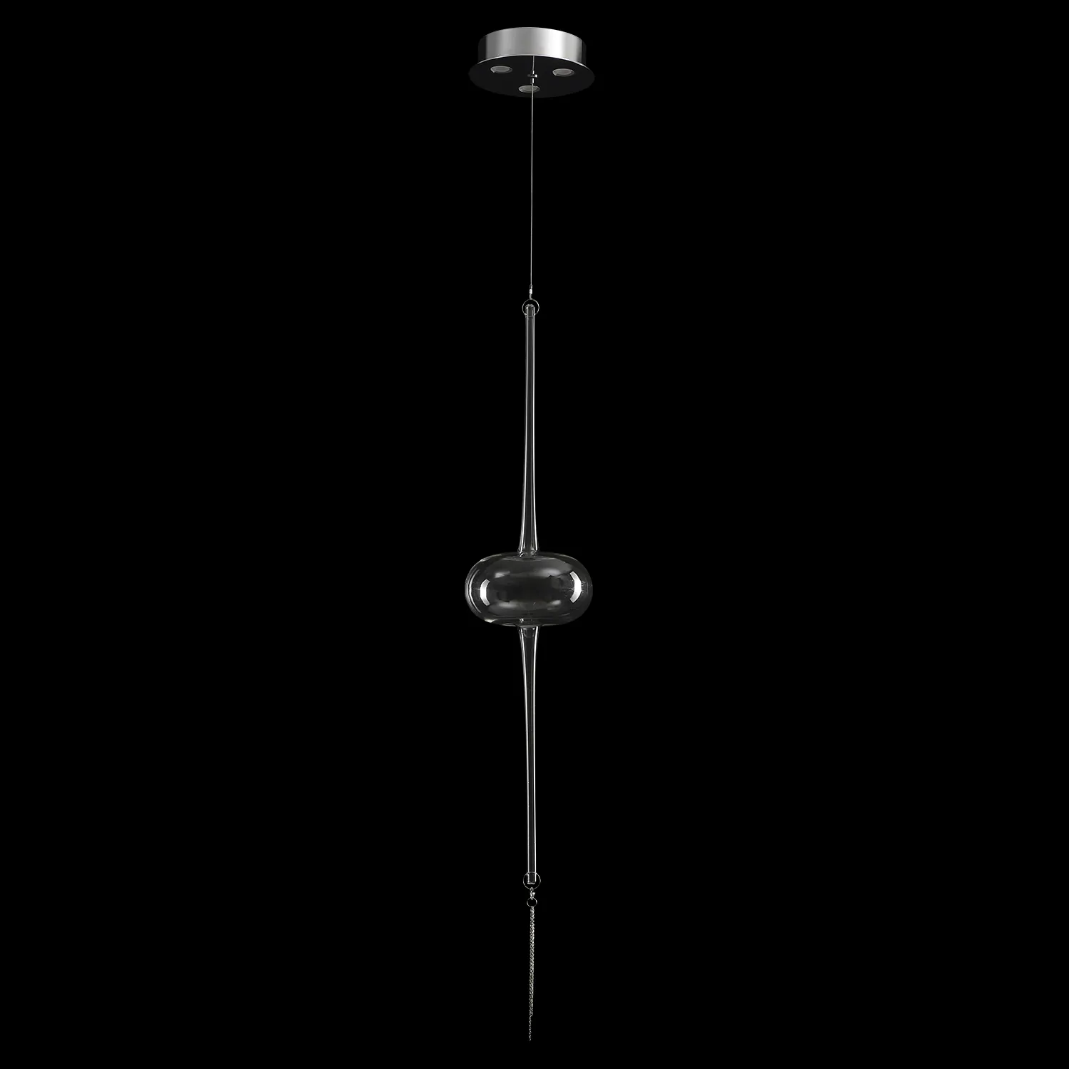 Светильник подвесной Crystal Lux GLASS SP3W LED CHROME