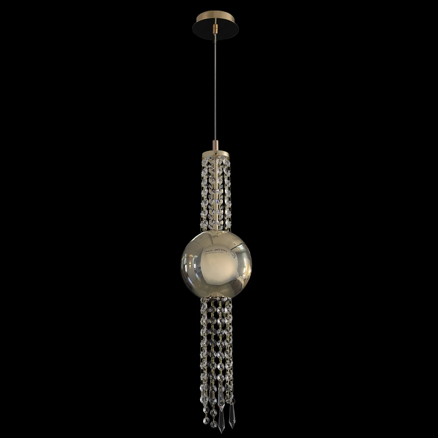 Светильник подвесной Crystal Lux NAVAJO SP3W LED GOLD
