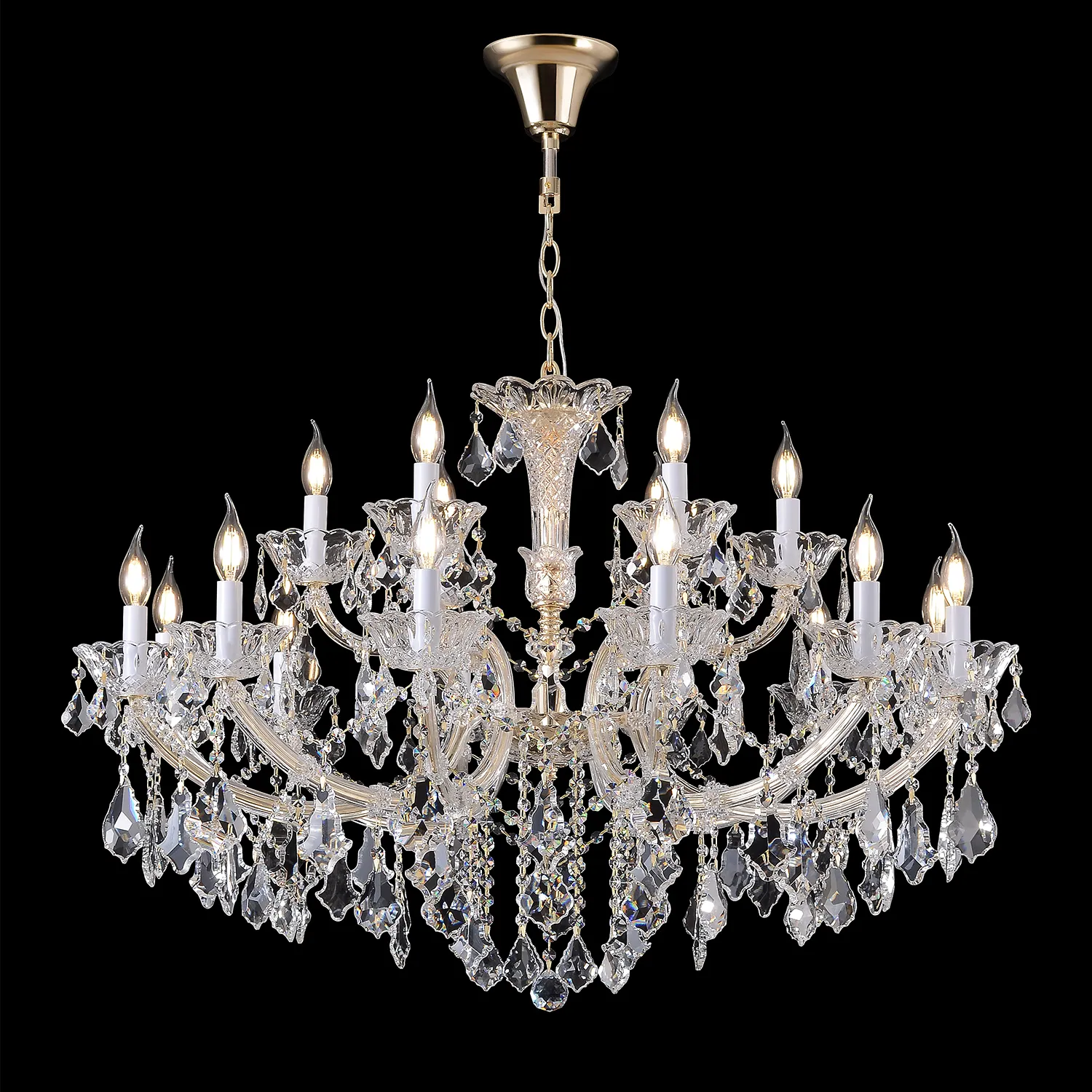 Люстра Crystal Lux CRISTELLE SP12+6 GOLD