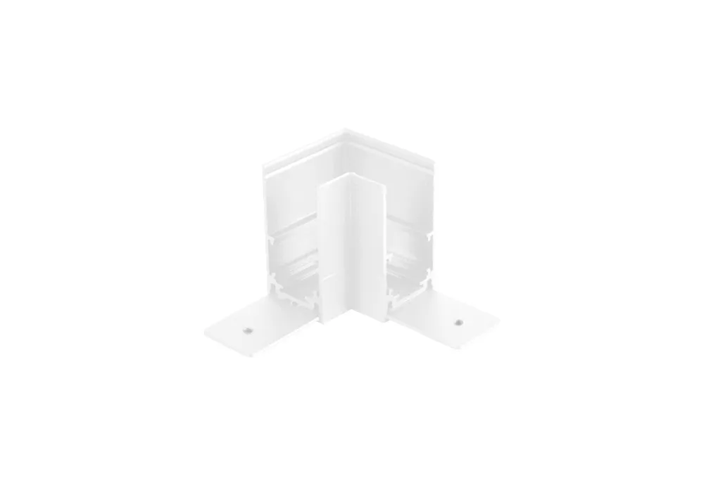 Соединитель для магнитного накладного шинопровода угловой Crystal Lux CLT 0.213 04 WH