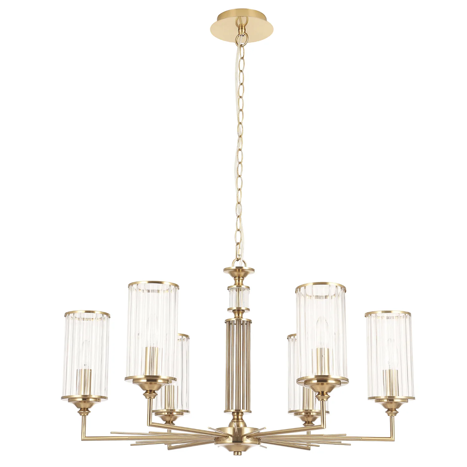 Люстра Crystal Lux GLORIA SP6 BRASS