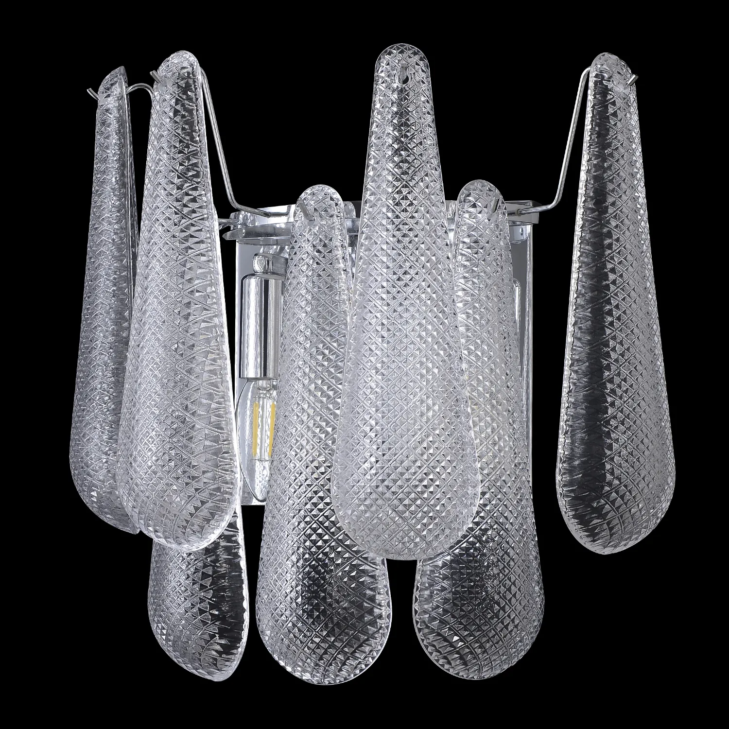Люстра Crystal Lux FONTAIN AP2 CHROME