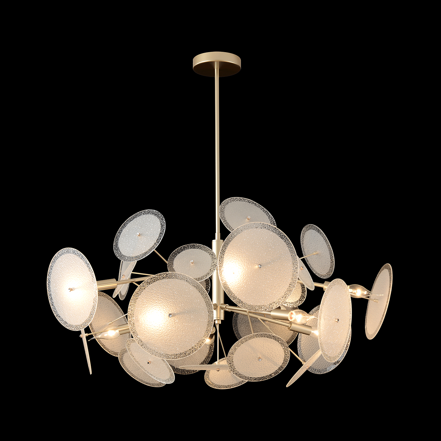 Люстра crystal lux dandelion sp10 gold