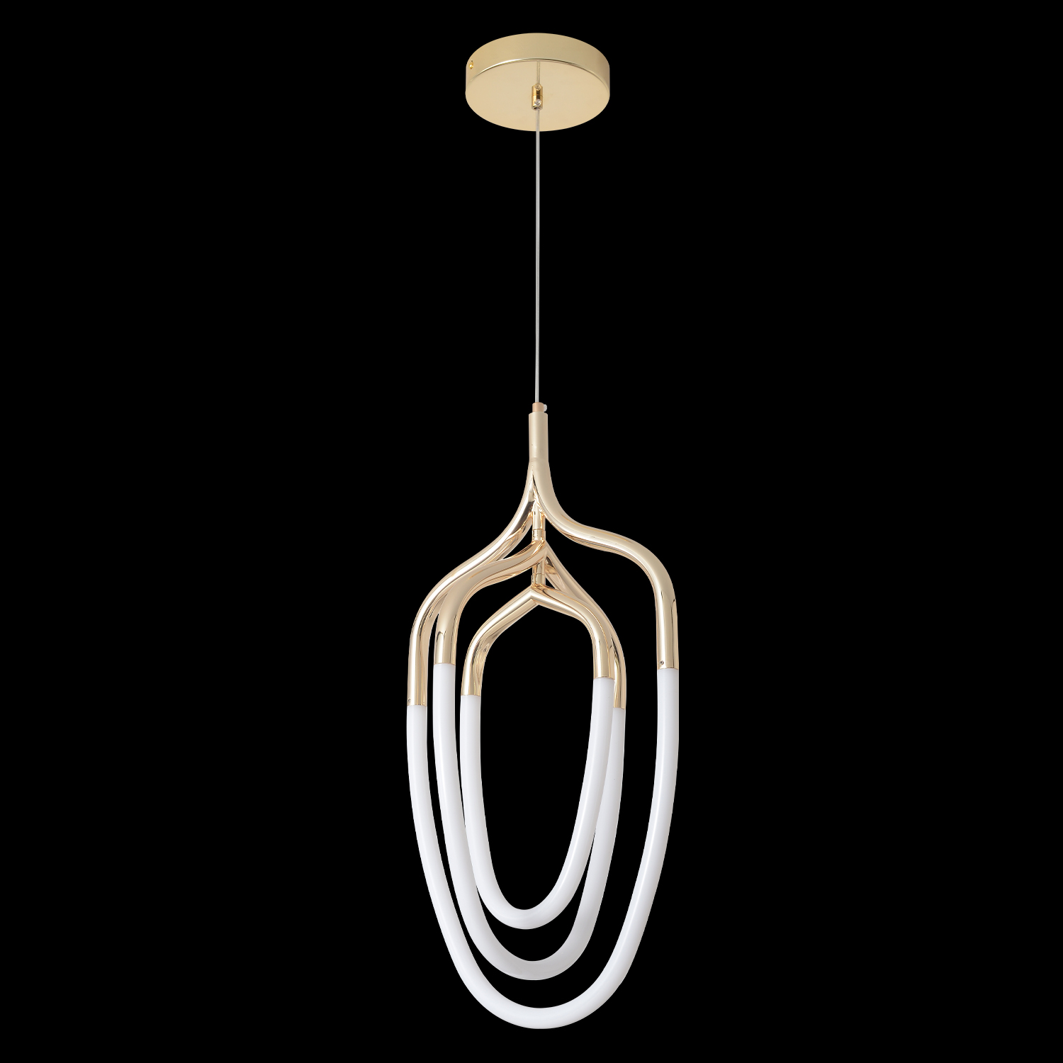 Светильник подвесной crystal lux pera sp50w led gold