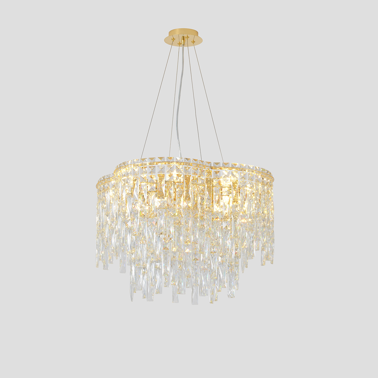 Люстра crystal lux abril sp12 gold