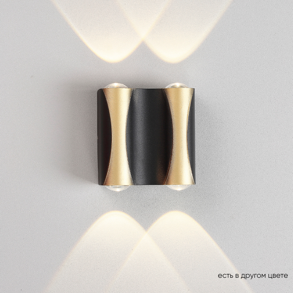 Бра crystal lux clt 022w2 bl-go 4000k