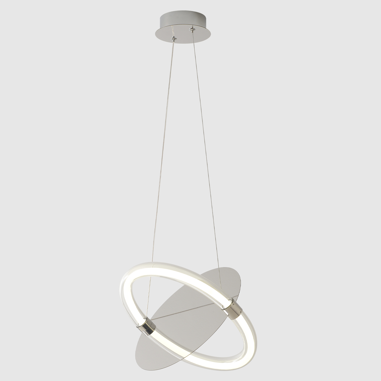 Светильник подвесной crystal lux nebula sp22w led chrome