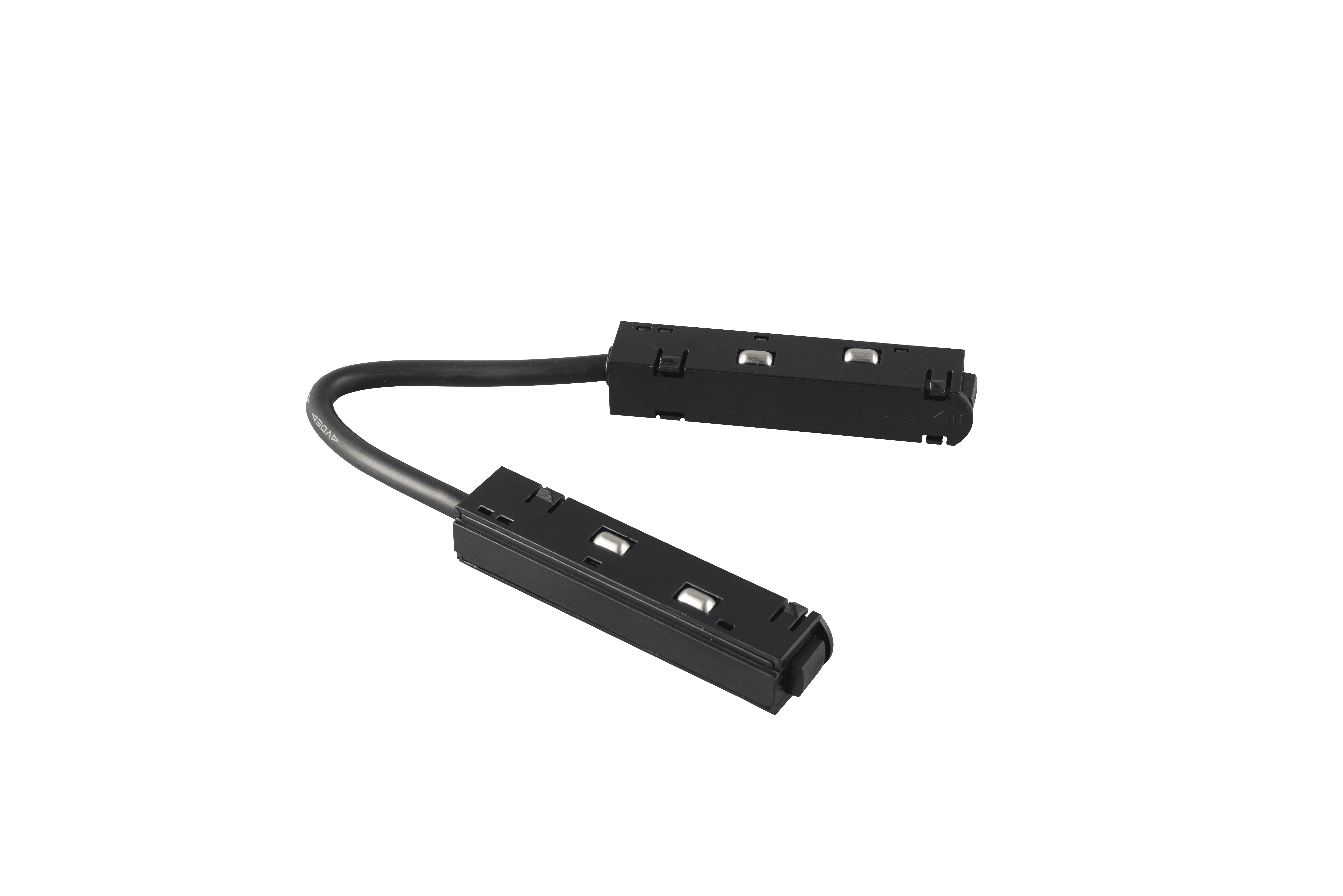 Соединитель питания для магнитного шинопровода угловой Crystal Lux CLT 0.203 04 BL