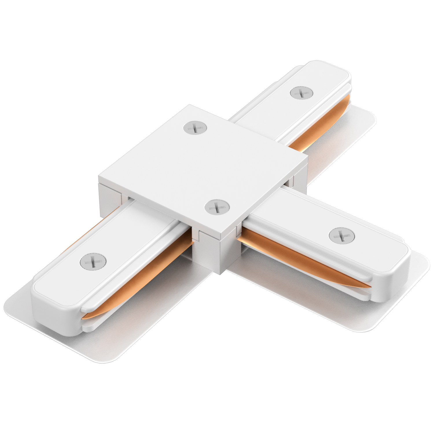 Соединитель t-образный (однофазный) crystal lux clt 0.211 08 wh