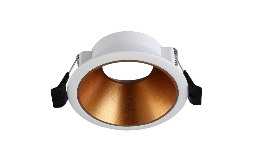 Светильник встраиваемый crystal lux clt 052c wh-go