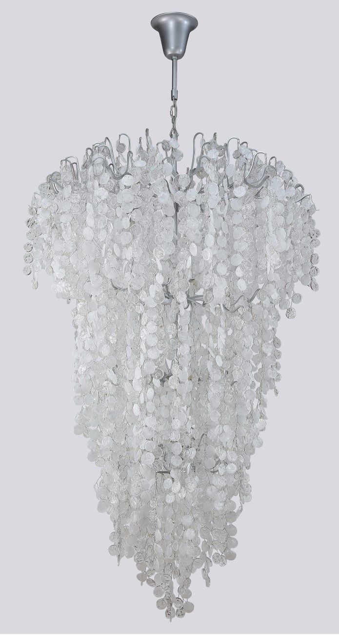 Светильник подвесной crystal lux barcelona sp33 silver