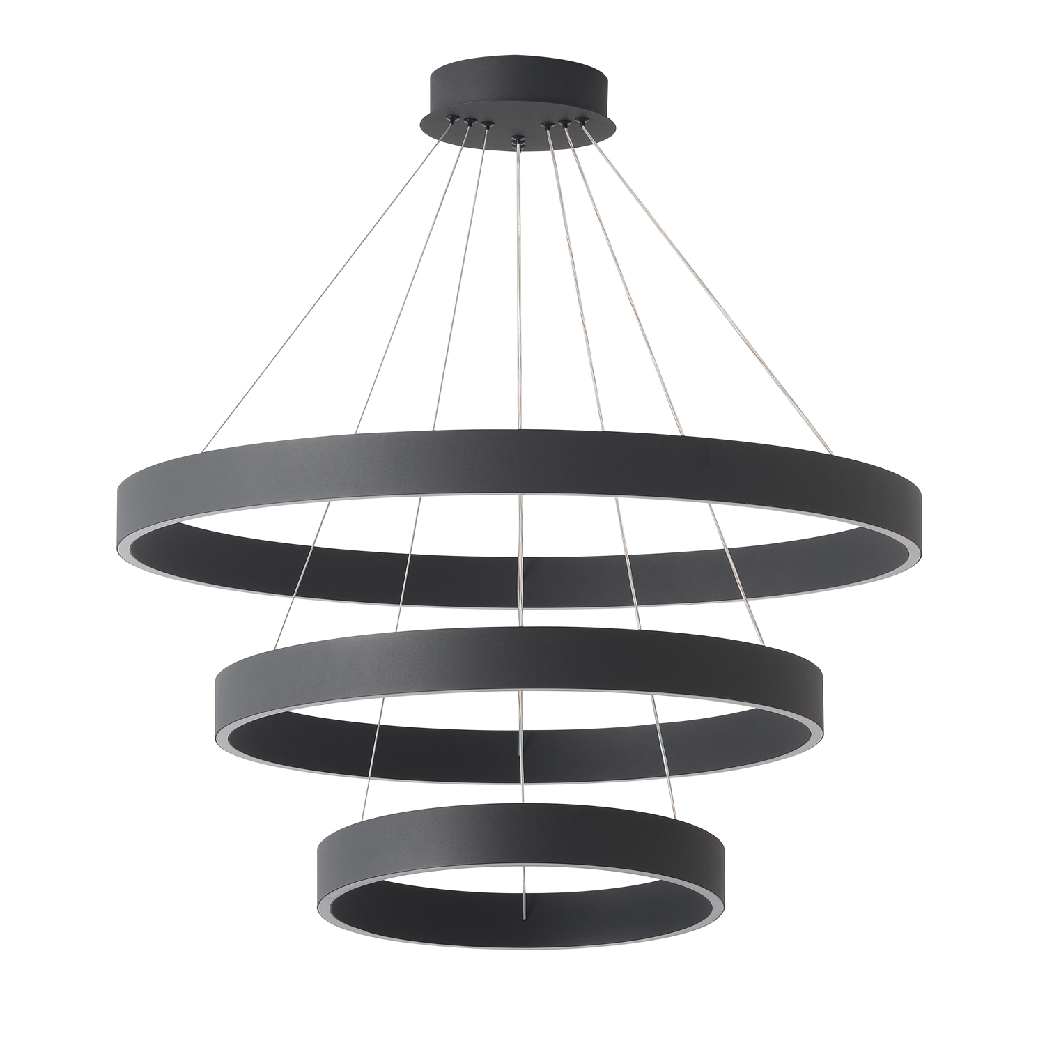 Люстра crystal lux tron sp158w led black