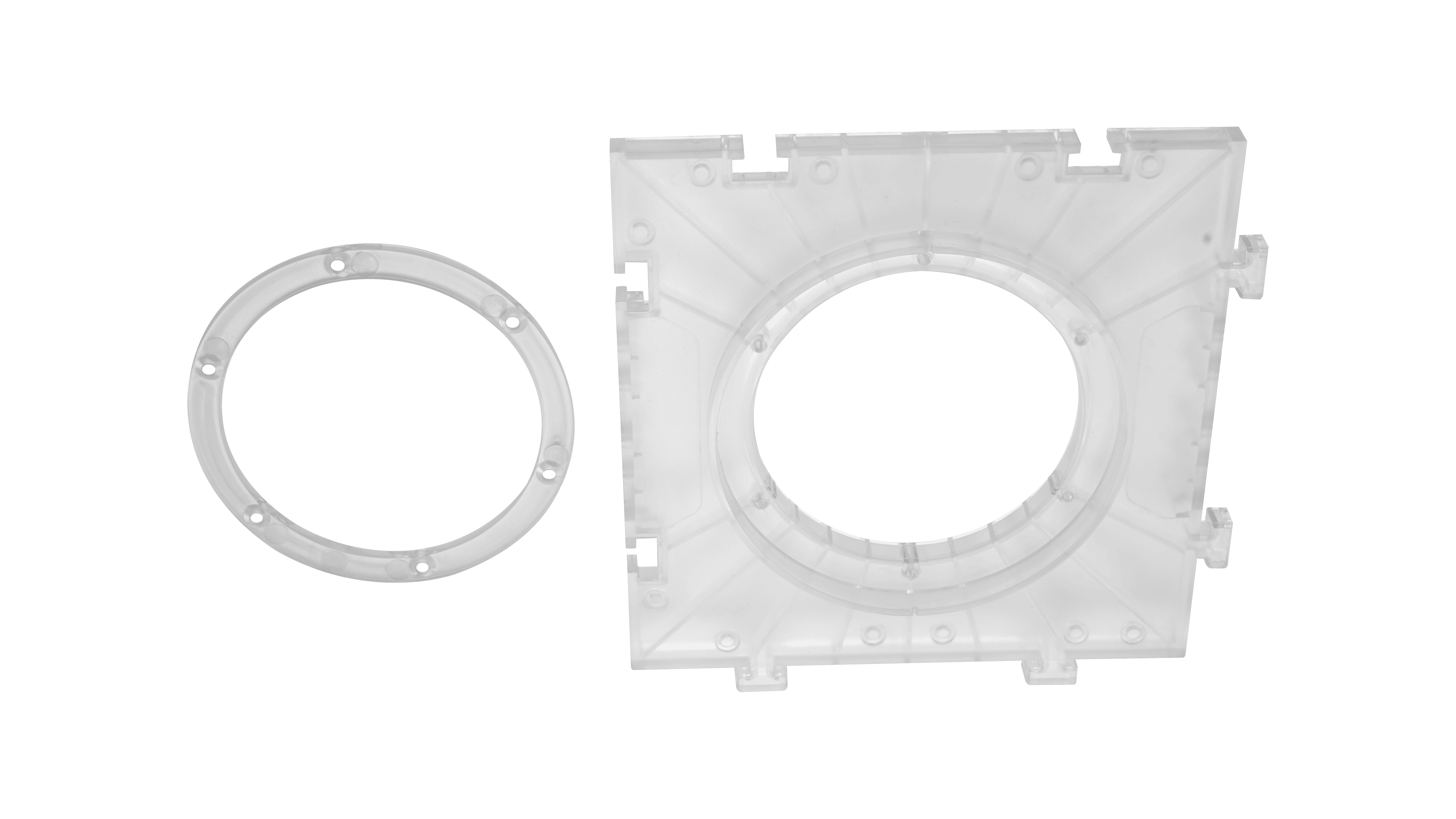 Рамка скрытого монтажа для встраиваемых светильников с наружным d 80-90мм crystal lux clt 099 d80-90