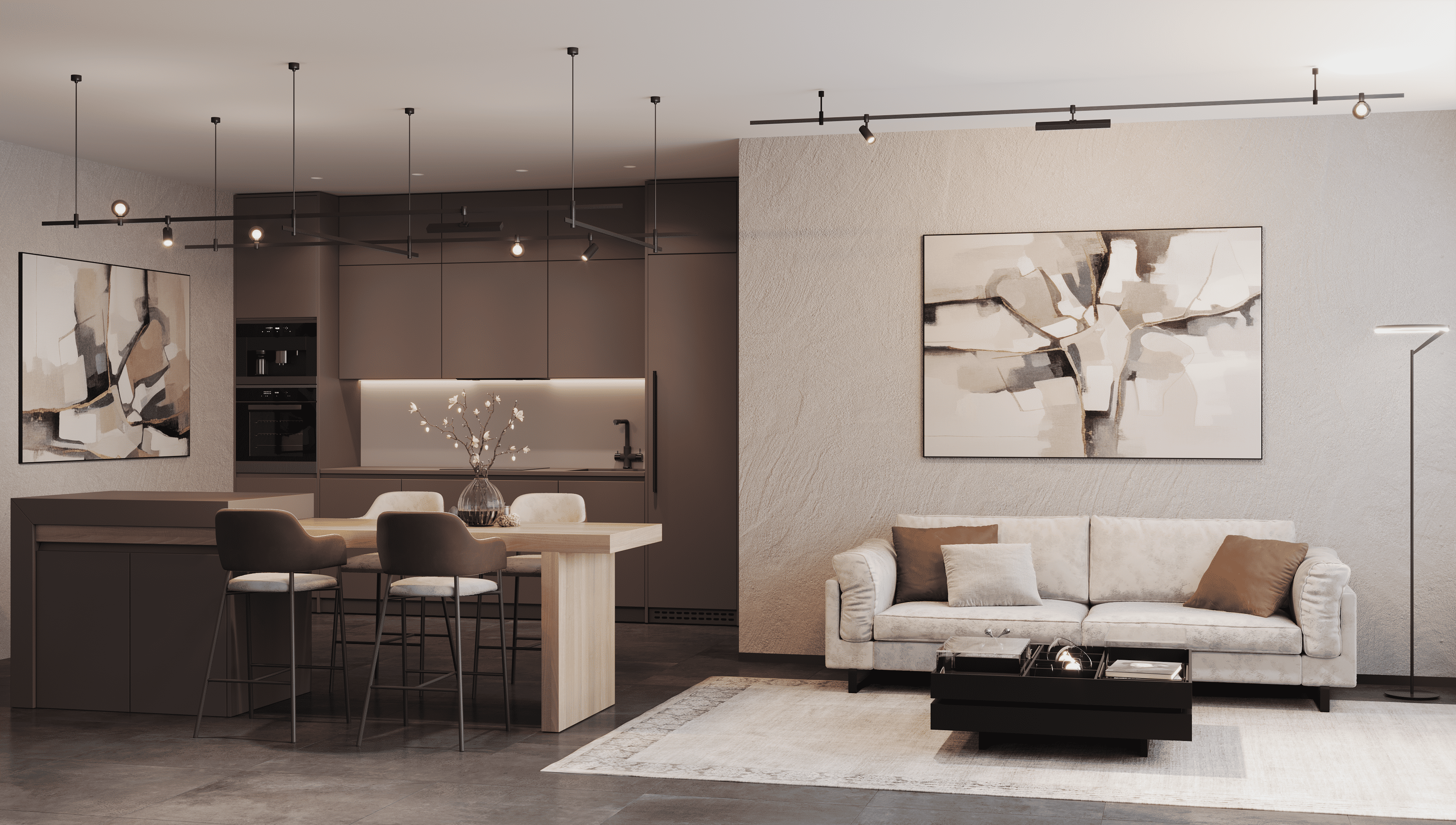 Светильник трековый для гибкой магнитной системы Crystal Lux CLT 0.37 005 7W BL SMART