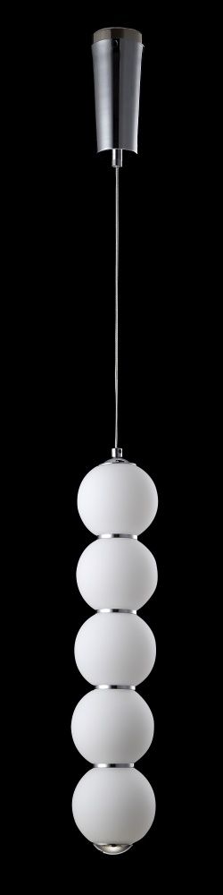 Светильник подвесной Crystal Lux DESI SP5 CHROME/WHITE