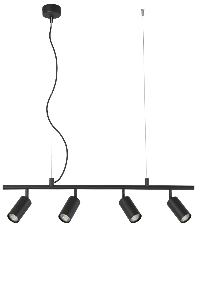 Светильник подвесной crystal lux rivo sp4 l800 bl