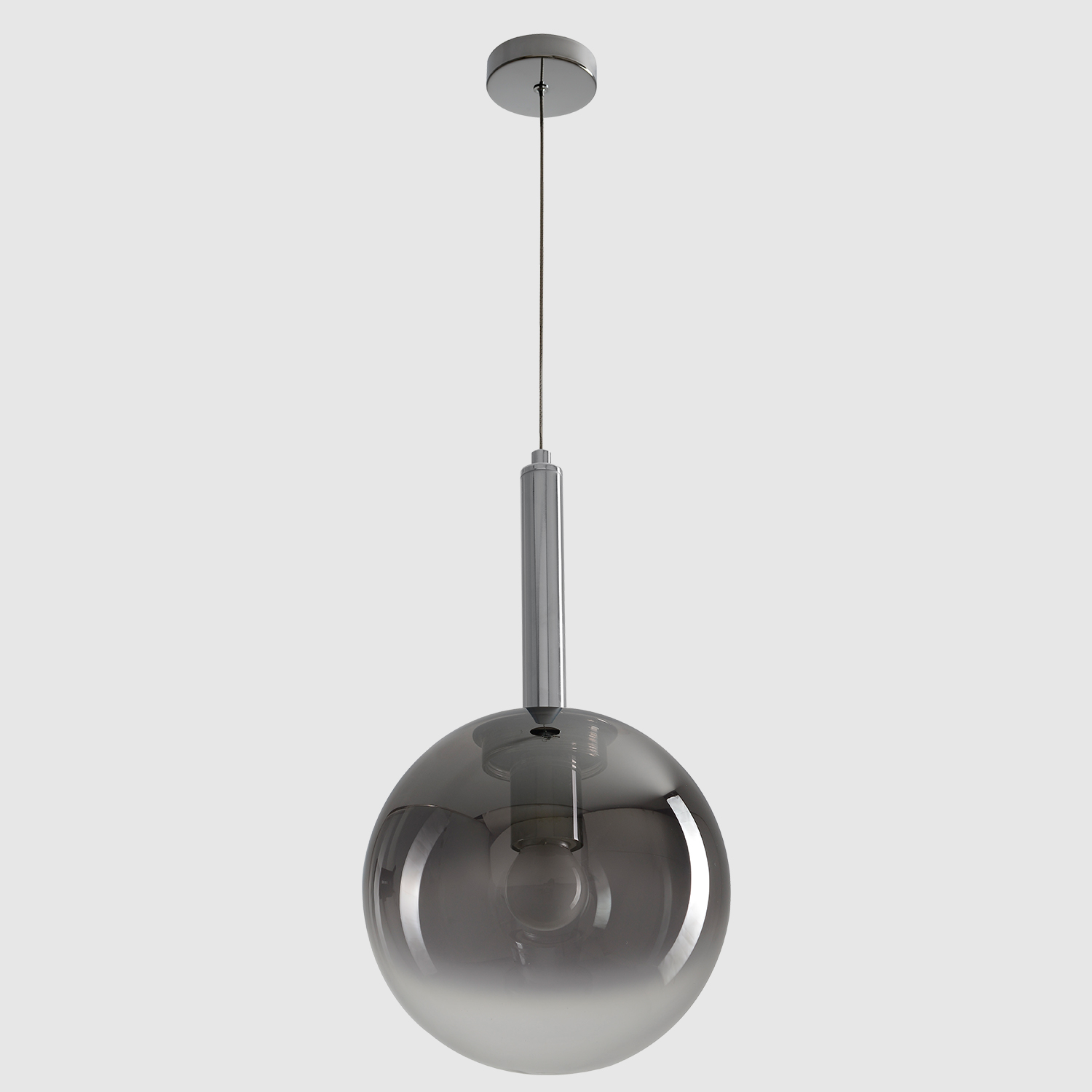 Светильник подвесной Crystal Lux ECLIPSE SP1 D200 CHROME