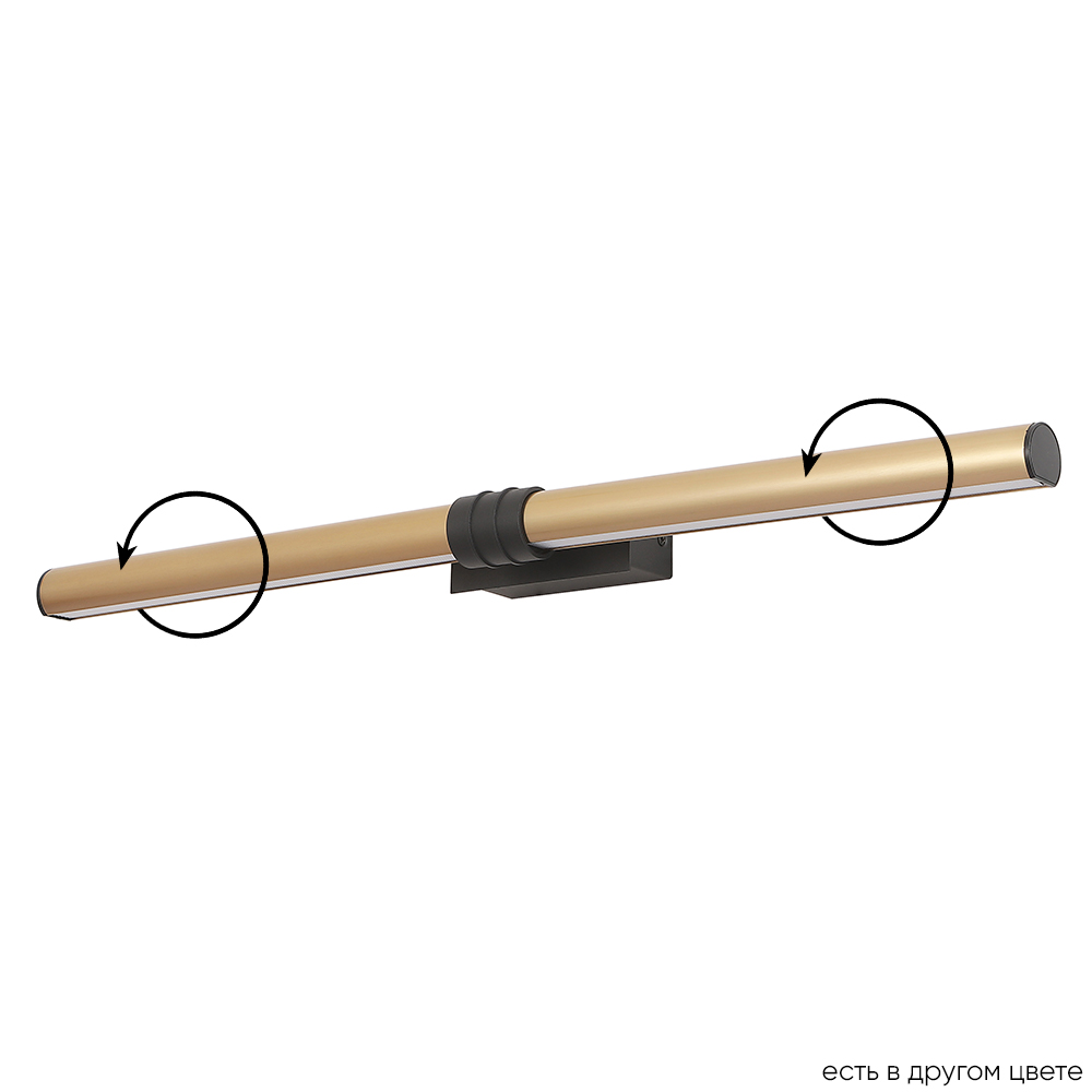 Бра crystal lux prada ap16w brass