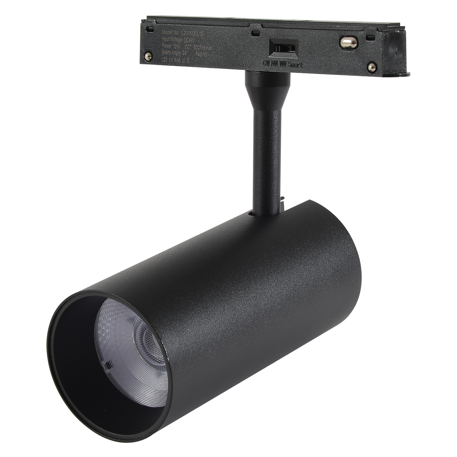 Светильник трековый магнитный crystal lux clt 0.33 003 12w bl 3cct-smart