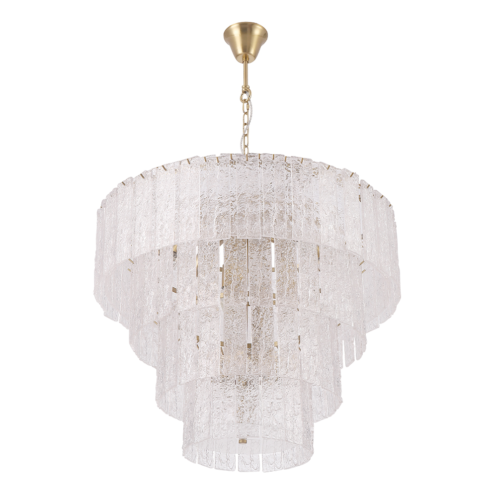 Люстра crystal lux ricardo sp14 brass