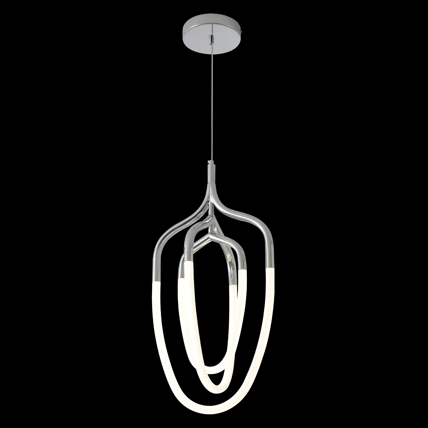 Светильник подвесной crystal lux pera sp50w led chrome